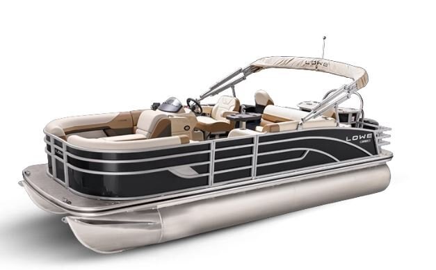 Lowe Boats SF232 Black Metallic Exterior - Tan Upholstery with Mono Chrome Accents