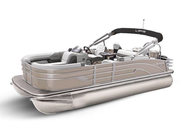 Lowe Boats SF232 Caribou Metallic Exterior Grey Upholstery with Mono Chrome Accents