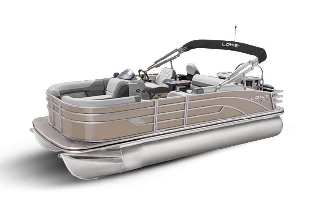 Lowe Boats SF 212 Caribou Metallic Exterior Grey Upholstery with Mono Chrome Accents