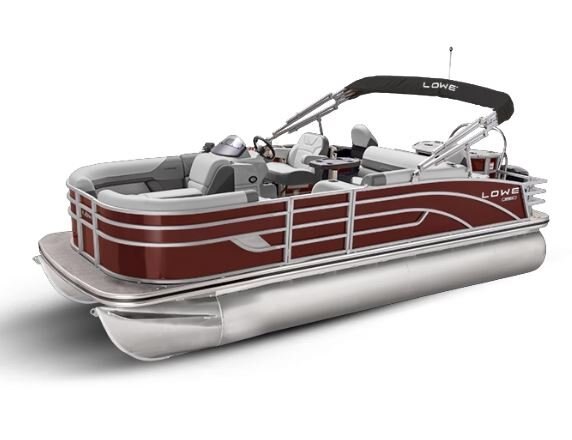 Lowe Boats SF 212 Wineberry Metallic Exterior - Grey Upholstery with Mono Chrome Accents