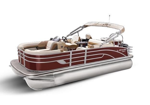 Lowe Boats SF 212 Wineberry Metallic Exterior - Tan Upholstery with Mono Chrome Accents