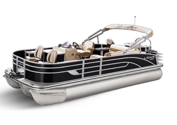 Lowe Boats SF 234 Black Metallic Exterior Tan Upholstery with Mono Chrome Accents