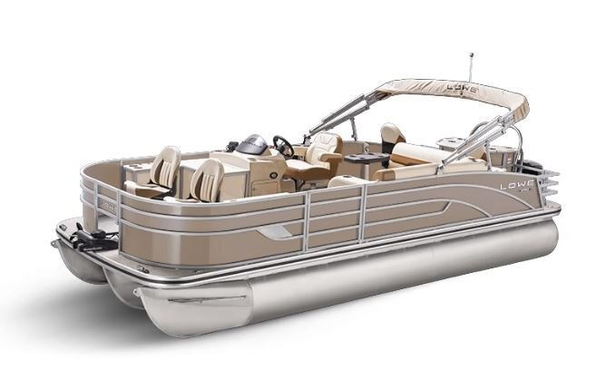 Lowe Boats SF 234 Caribou Metallic Exterior - Tan Upholstery with Mono Chrome Accents