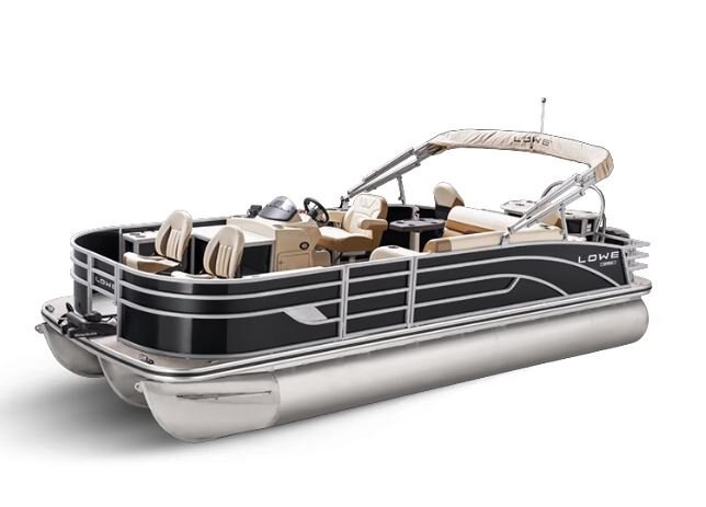 Lowe Boats SF 234 Charcoal Metallic Exterior - Tan Upholstery with Mono Chrome Accents