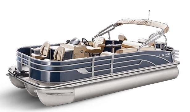 Lowe Boats SF 234 Indigo Metallic Exterior Tan Upholstery with Mono Chrome Accents