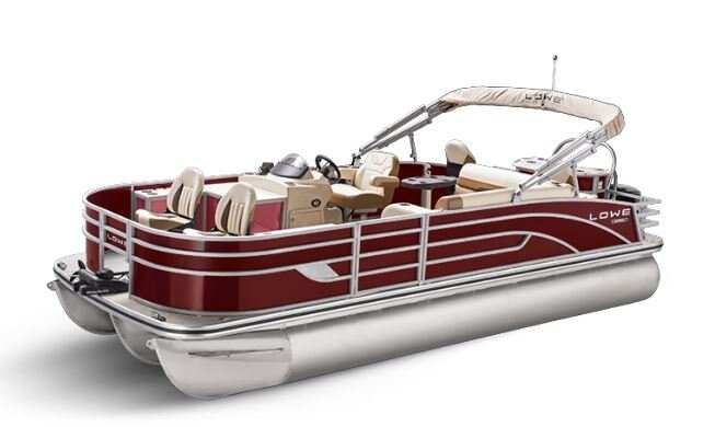 Lowe Boats SF 234 Wineberry Metallic Exterior - Tan Upholstery with Mono Chrome Accents