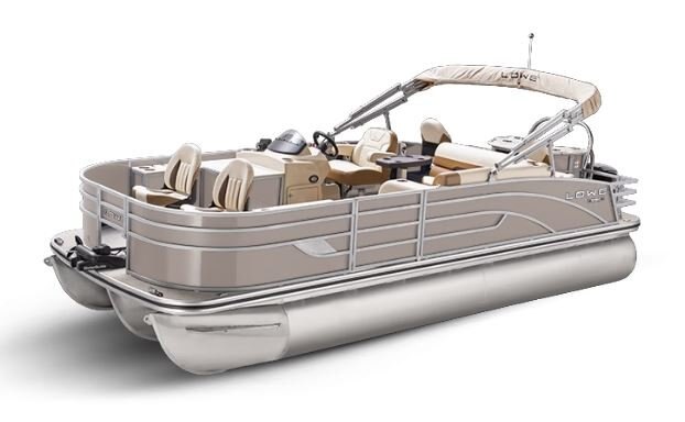 Lowe Boats SF 214 Caribou Metallic Exterior Tan Upholstery with Mono Chrome Accents