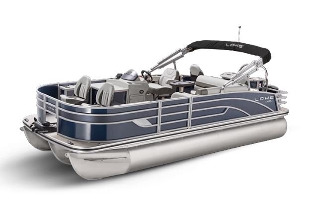 Lowe Boats SF 214 Indigo Blue Metallic Exterior Grey Upholstery with Mono Chrome Accents