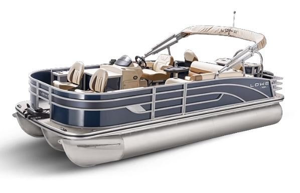 Lowe Boats SF 214 Indigo Metallic Exterior Tan Upholstery with Mono Chrome Accents