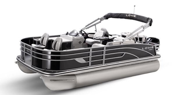 Lowe Boats SF 194 Caribou Metallic Exterior Grey Upholstery with Mono Chrome Accents