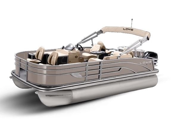 Lowe Boats SF 194 Caribou Metallic Exterior Tan Upholstery with Mono Chrome Accents