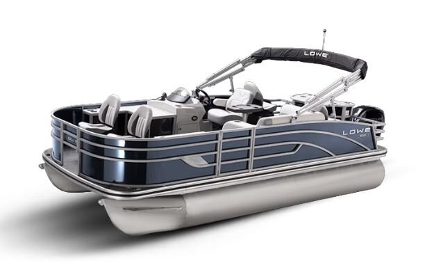 Lowe Boats SF 194 Indigo Metallic Exterior Grey Upholstery with Blue Accents