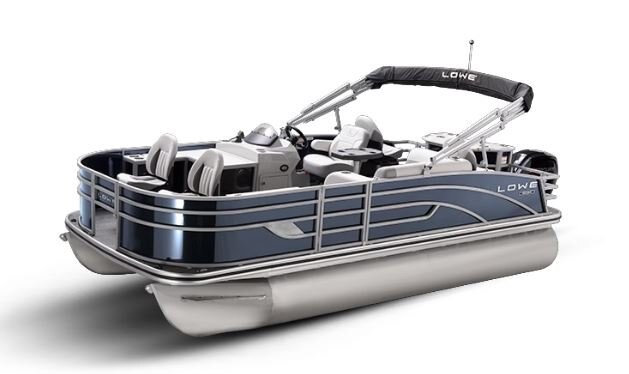 Lowe Boats SF 194 Indigo Blue Metallic Exterior Grey Upholstery with Mono Chrome Accents