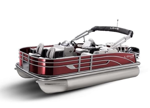 Lowe Boats SF 194 Wineberry Metallic Exterior Grey Upholstery with Mono Chrome Accents