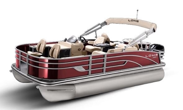 Lowe Boats SF 194 Wineberry Metallic Exterior Tan Upholstery with Mono Chrome Accents