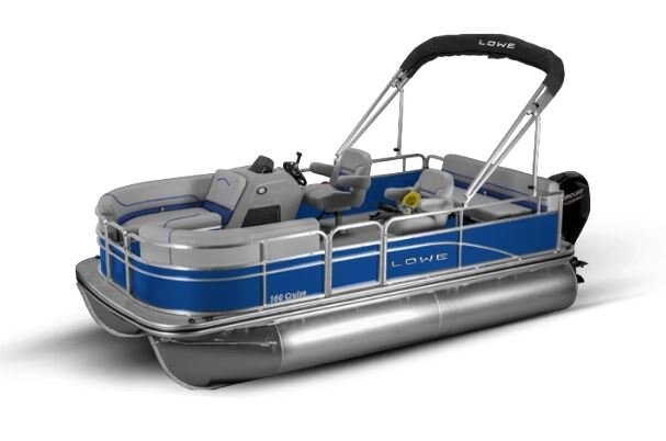 Lowe Boats ULTRA 160 CRUISE Blue Flame Exterior Gray Upholstery with Blue Accents