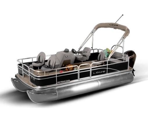 Lowe Boats ULTRA 182 FISH & CRUISE Metallic Black Exterior - Gray Upholstery with Black Accents