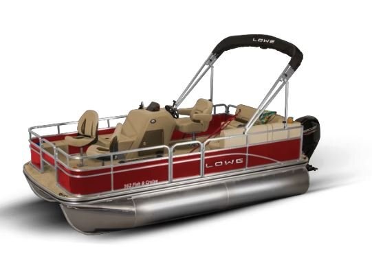 Lowe Boats ULTRA 162 FISH & CRUISE Metallic Red Exterior - Beige Upholstery with Cafe Accents