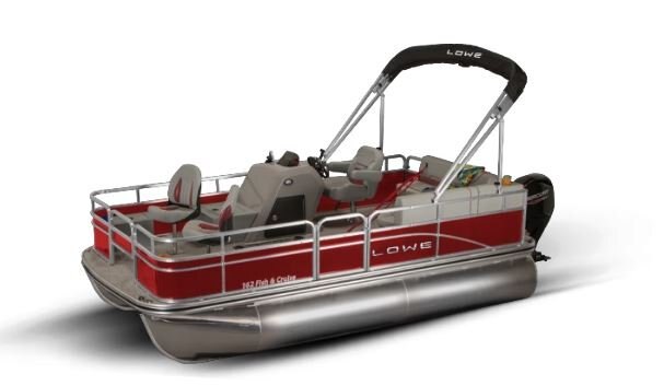 Lowe Boats ULTRA 162 FISH & CRUISE Metallic Red Exterior - Gray Upholstery with Red Accent