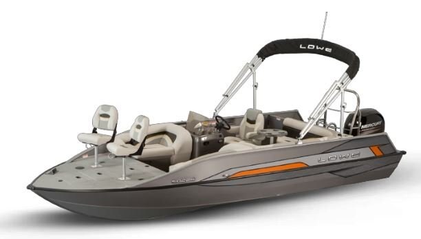 Lowe Boats SD224 Gray Exterior with Orange Accents