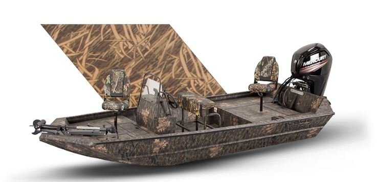 Lowe Boats ROUGHNECK 1760 PATHFINDER Camouflage Mossy Oak Shadow Grass