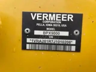 2018 Vermeer BPX9000