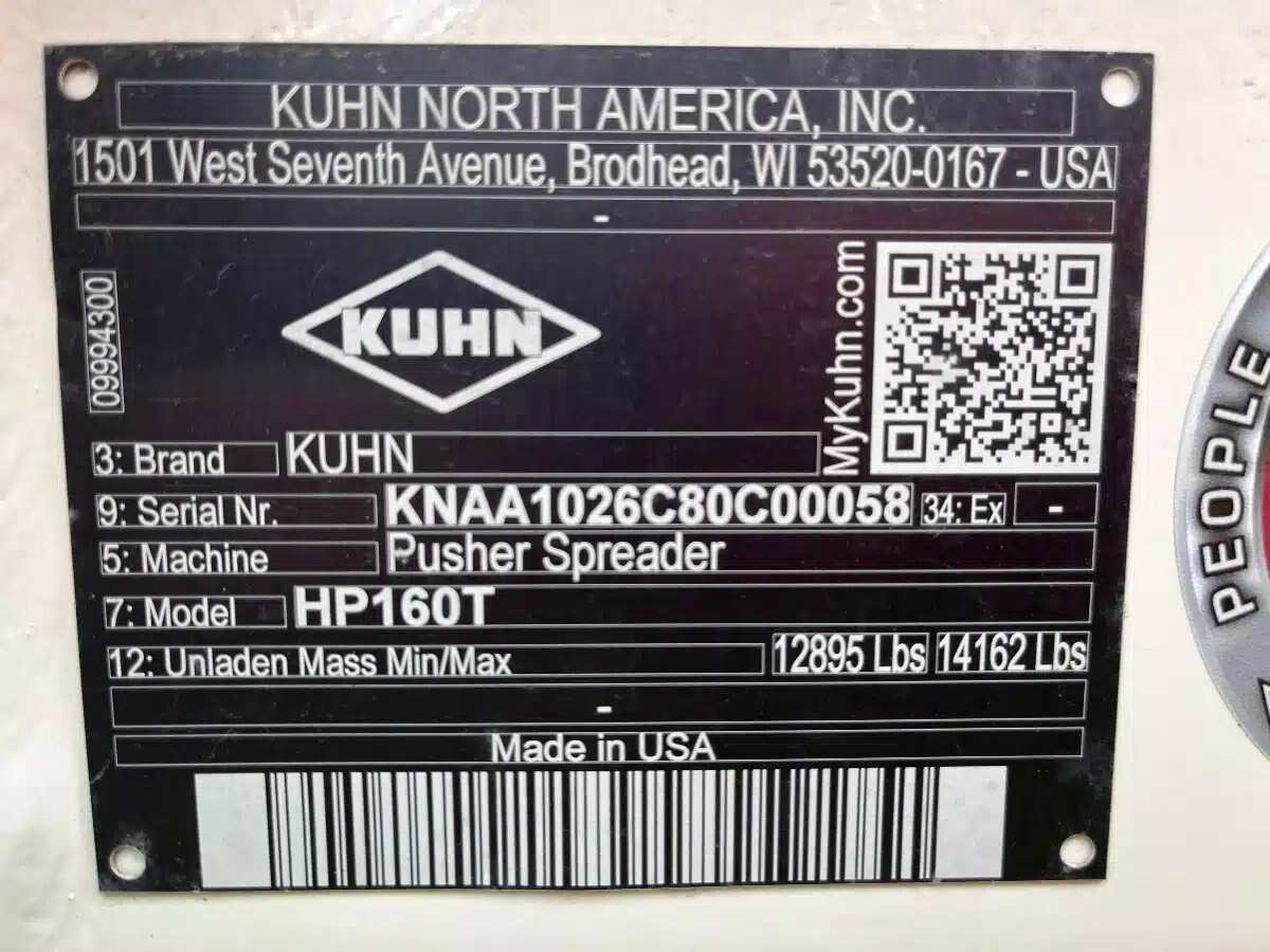 2024 Kuhn Knight Propush HP 160