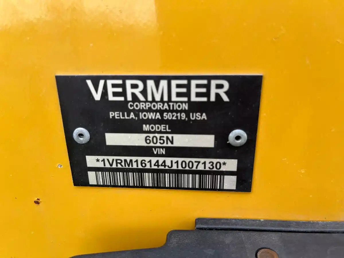 2017 Vermeer 605N