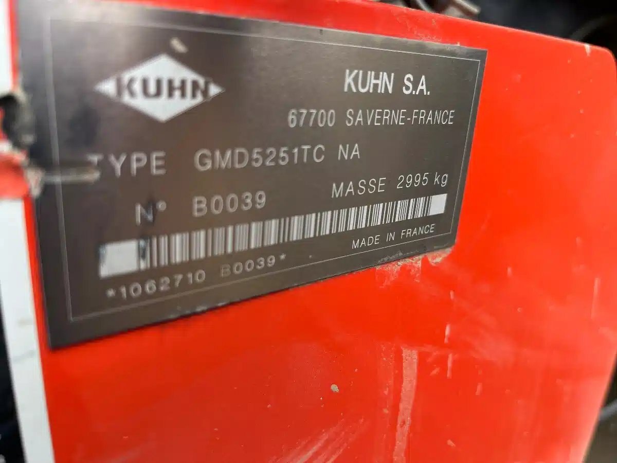 2017 Kuhn GMD 5251 TC