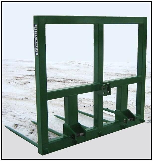 Kirchner 3 Point Hitch Square Bale Forks