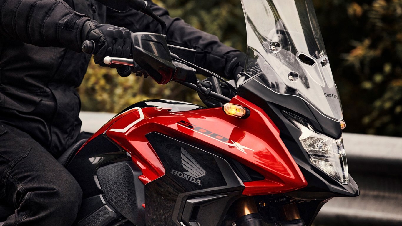 2023 Honda CB500X Grand Prix Red With Black Trim