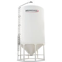 Meridian GM5300 Hopper Bin c/w Skid and Grain Drying Package