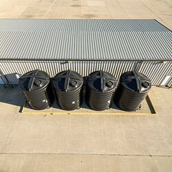 Flat Bottom 10,400 U.S. Gallon Liquid Storage Tank