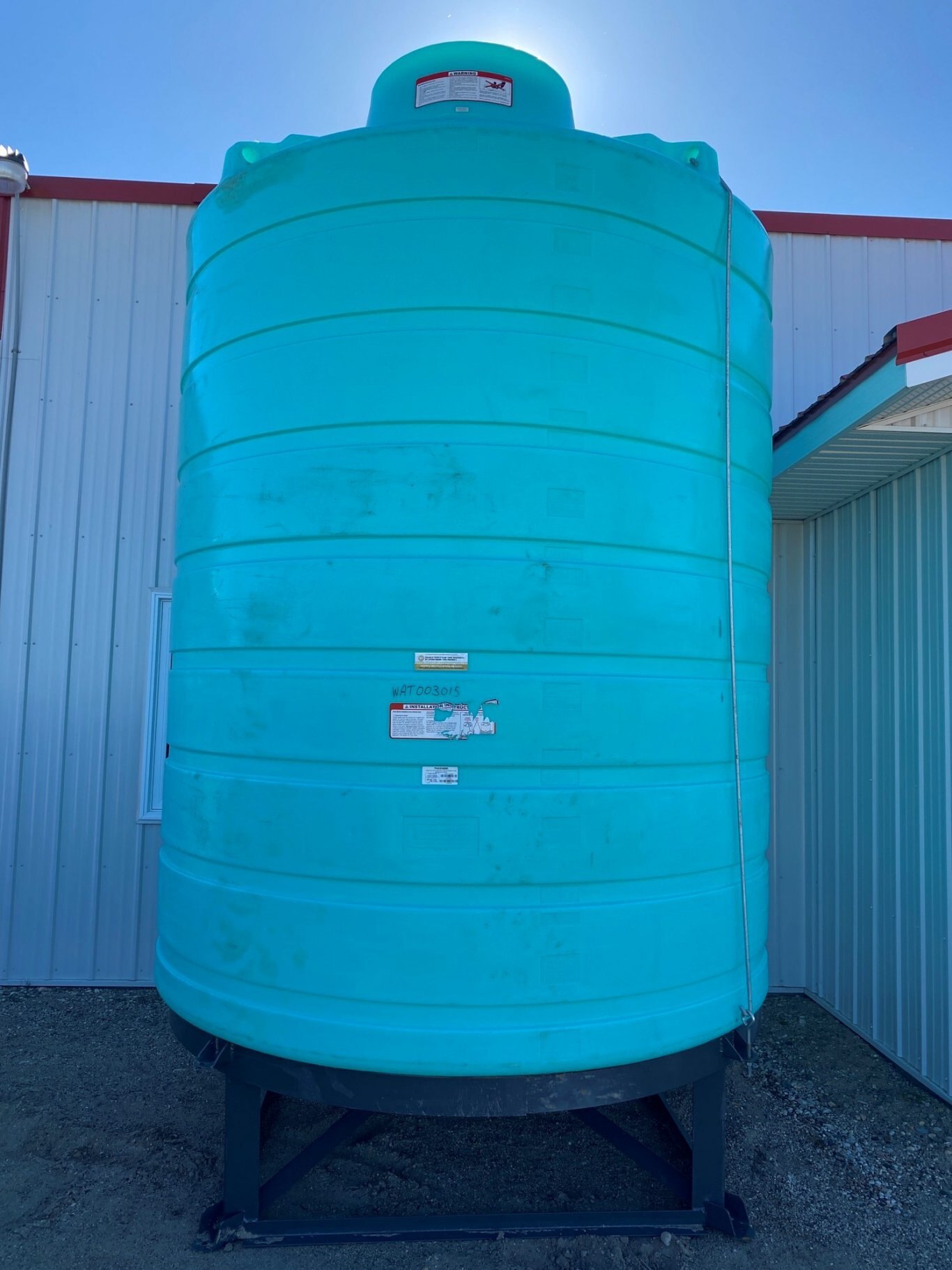 Cone Bottom 3,126 U.S. Gallon Liquid Storage Tank