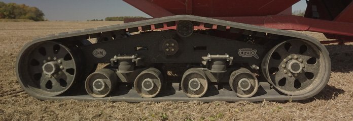 J&M 2300 Bushel WIDETOP Grain Cart c/w 46 X 155 Stabilizer Tracks