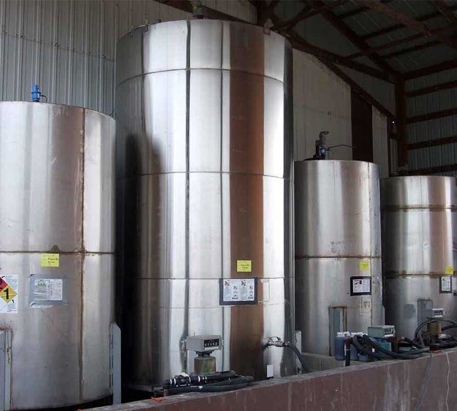 Meridian Stainless Steel Chemical Tanks