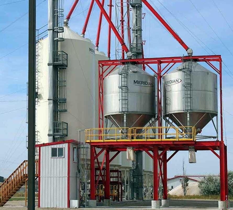 Meridian Stainless Steel Hopper Bins