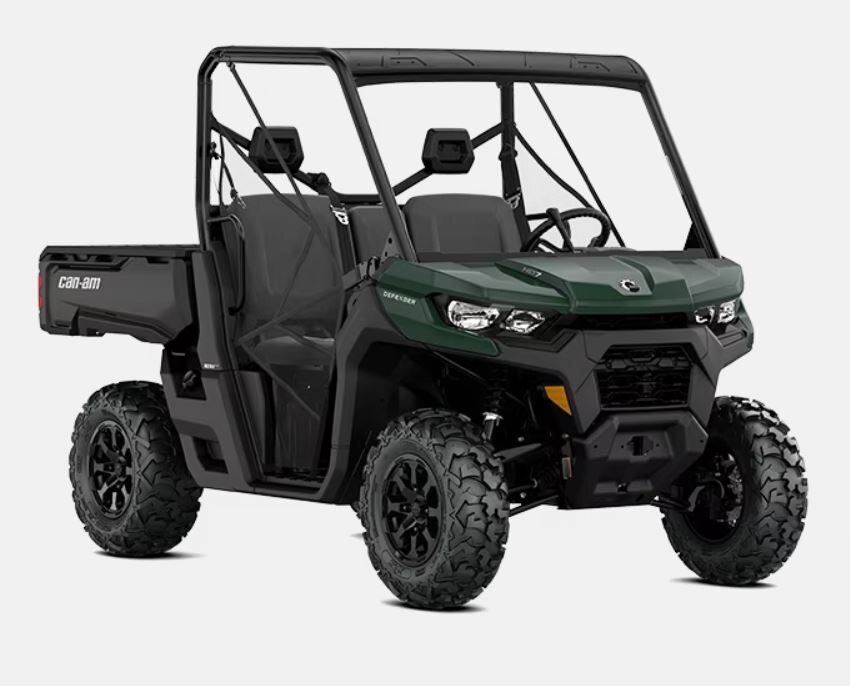 2024 Can-Am DEFENDER DPS 52 hp (42 lb-ft torque) Rotax HD7 single cylinder engine Tundra Green