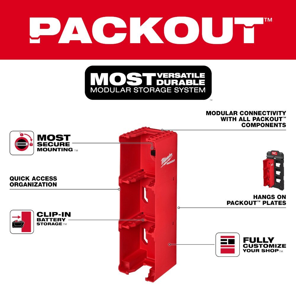 PACKOUT™ M18™ Battery Rack