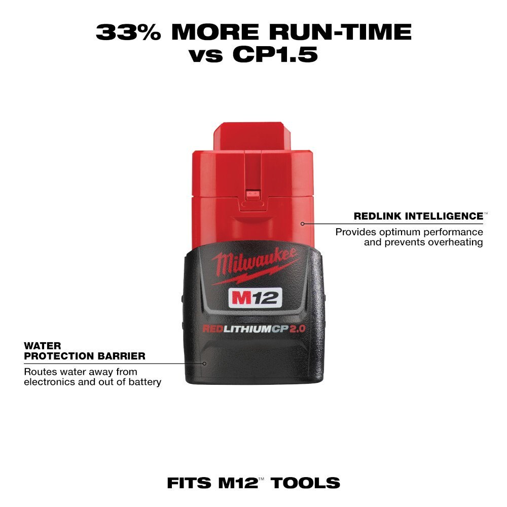 M12™ REDLITHIUM™ 2.0Ah Compact Battery Pack