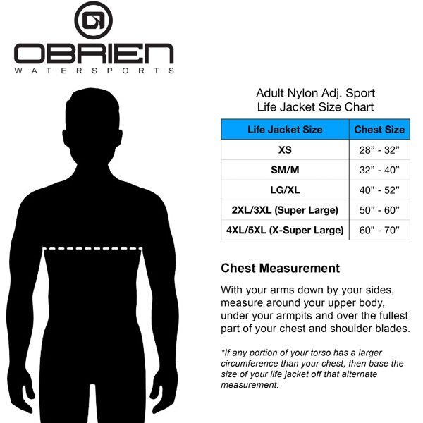 O’BRIEN Men's 4 Belt Sport Life Jacket