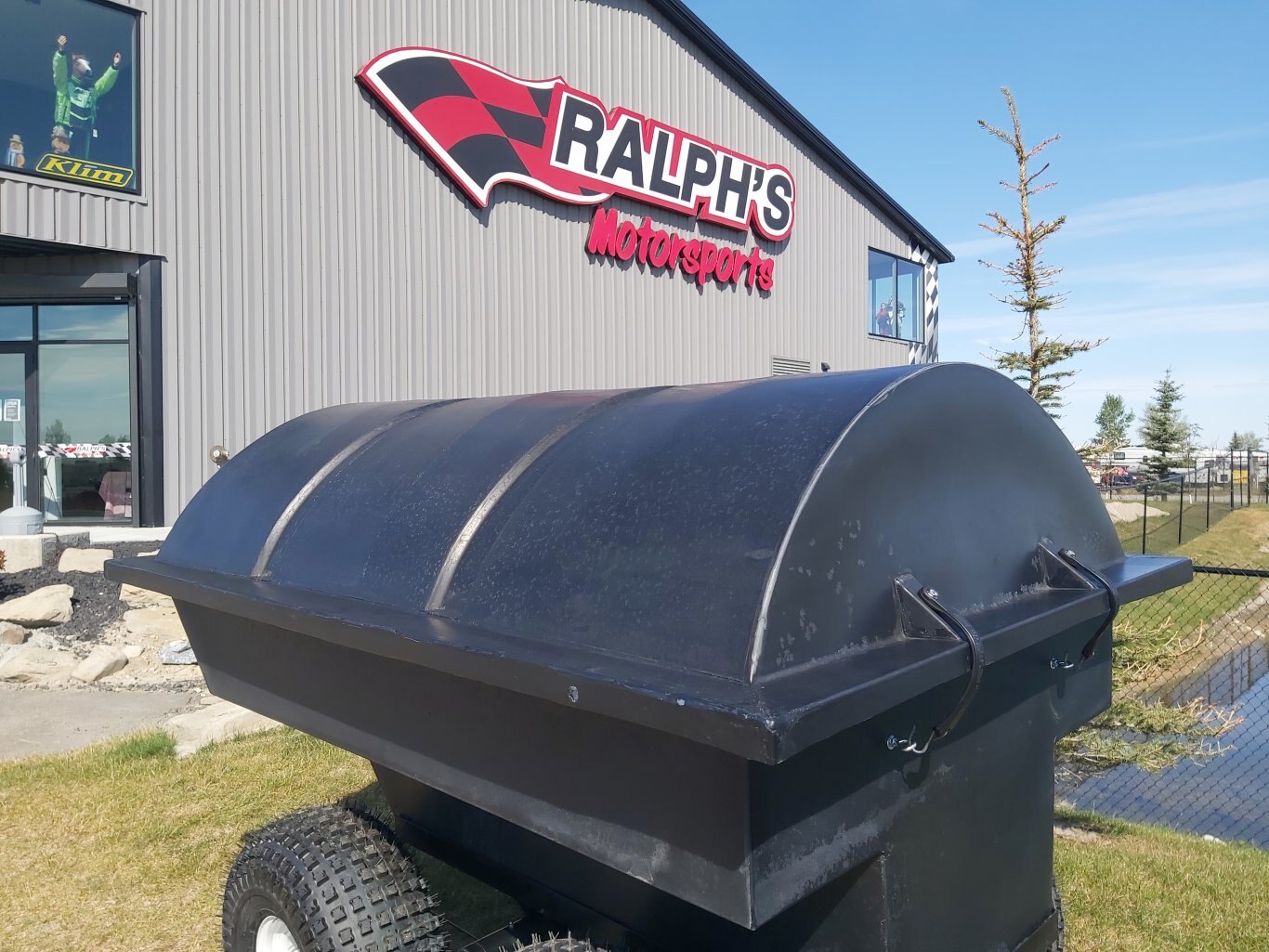 6 Tandem Axle Straight Back ATV Tub Trailer