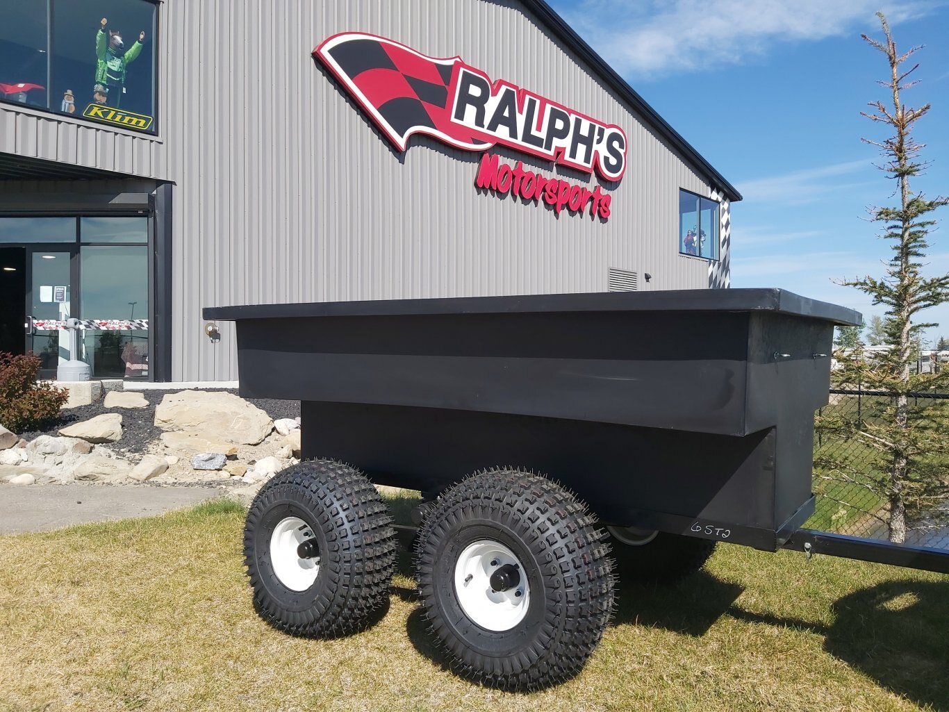 6 Tandem Axle Straight Back ATV Tub Trailer