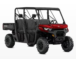 2024 Can-Am DEFENDER MAX DPS 52 hp (42 lb-ft torque) Rotax HD7 single cylinder engine Fiery Red