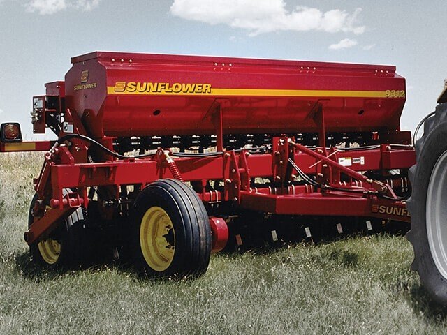 Sunflower 9312 End Wheel Grain Drill