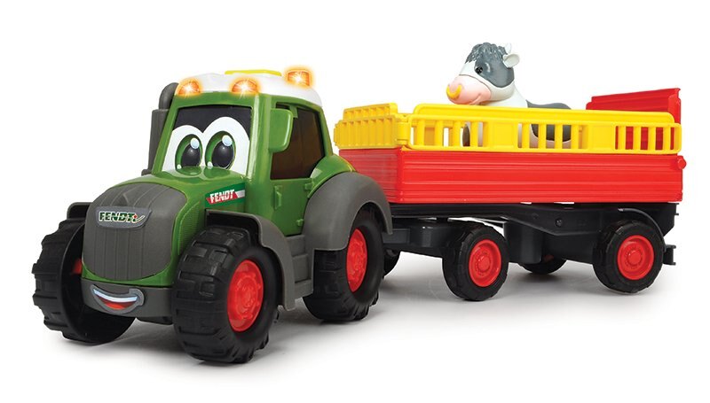 Fendt With Trailer & Cow