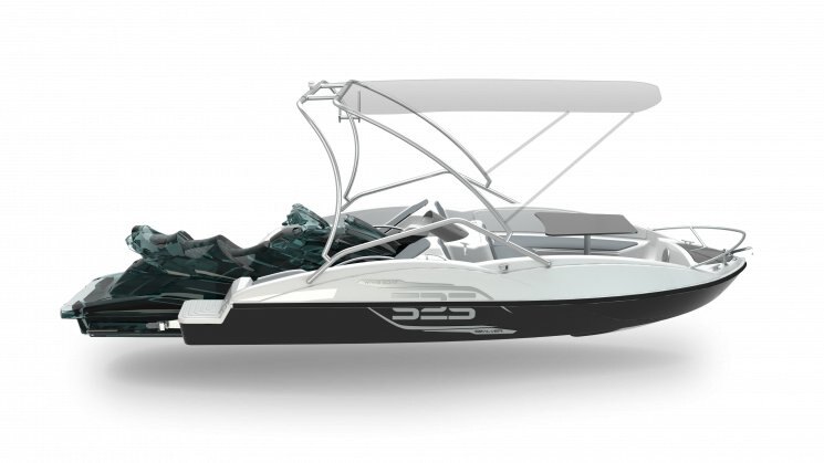 2021 Sealver Wave Boat 525 Full wake