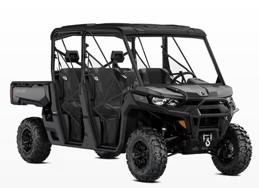 2024 Can-Am DEFENDER MAX XT 65 hp (59 lb-ft torque) Rotax HD9 V-twin engine Stone Gray