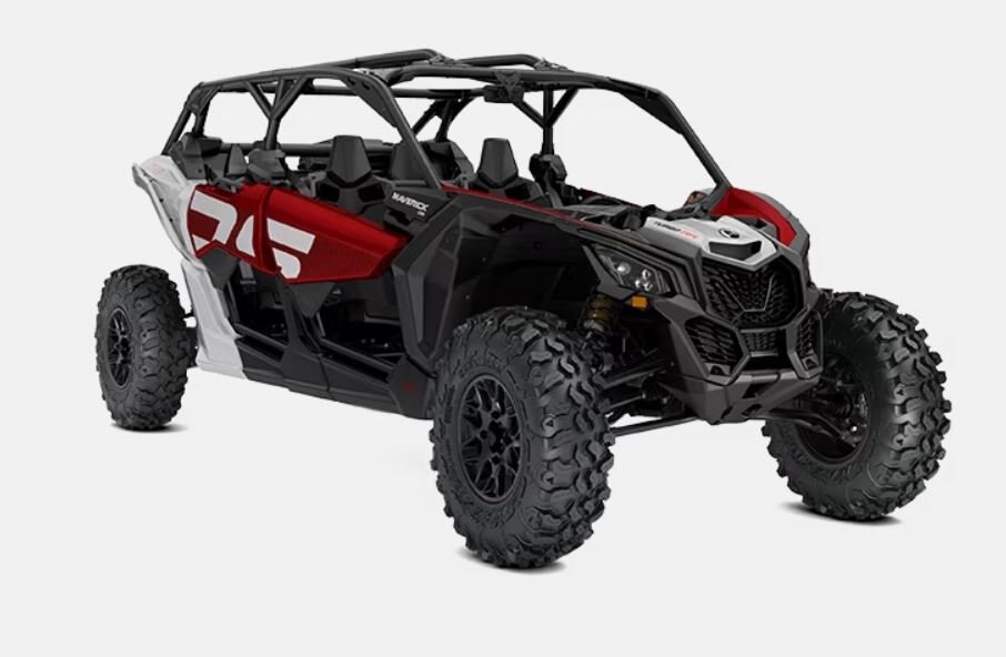 2024 Can Am MAVERICK X3 X MAX DS TURBO RR fiery red hyper silver