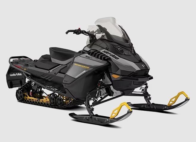2025 Ski Doo Renegade Adrenaline Rotax® 900 ACE™ Turbo R Monument Grey and Black